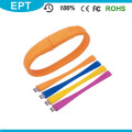 Fashionable pulseira de silicone em forma de unidade flash USB (TG003)